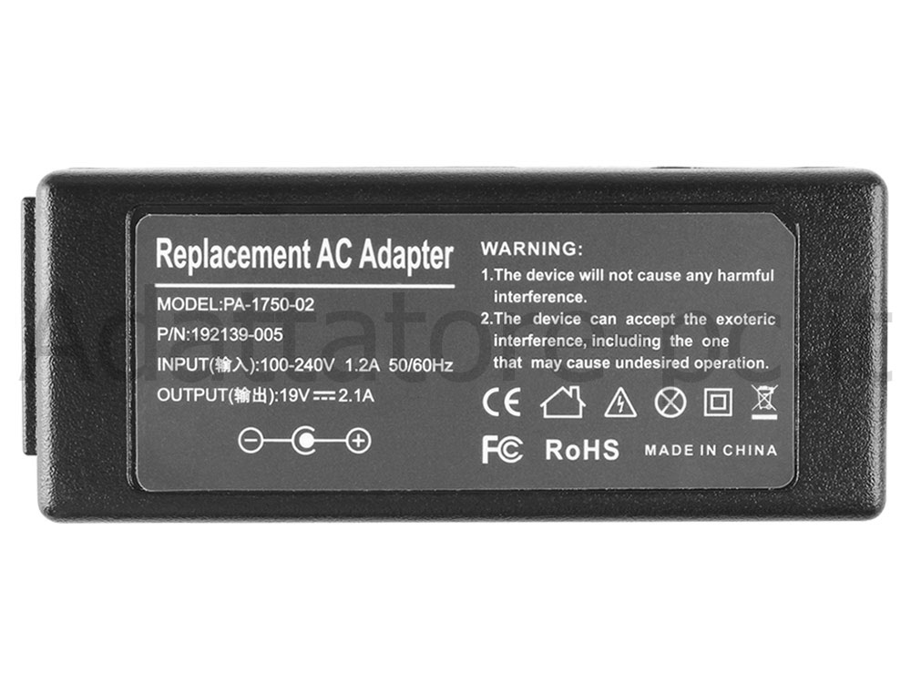 Alimentatore Adattatore Caricabatterie LG 11T730-G.ADV02 40W