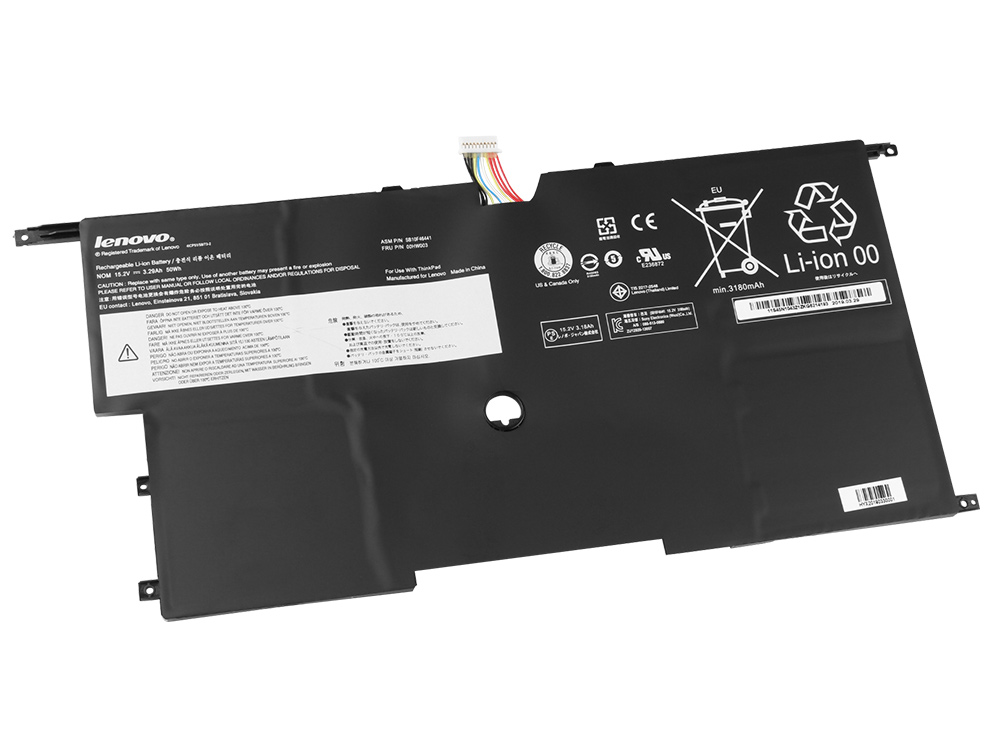 Lenovo ThinkPad NEW X1 Carbon Type 20BS 20BT Batteria 50Whr