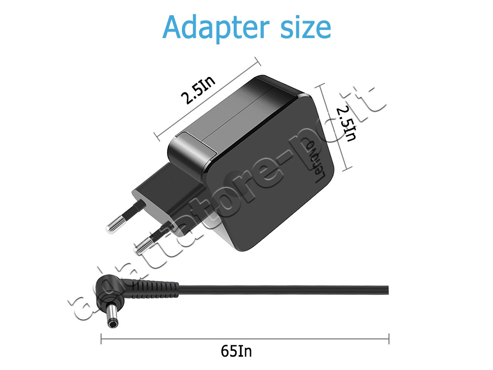 Originale Lenovo V145-15AST 81MT Alimentatore Adattatore 45W