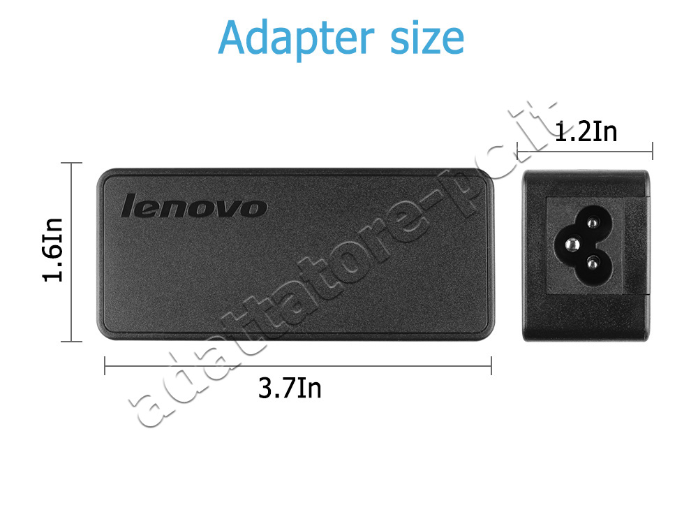 Originale Alimentatore Adattatore Lenovo ADLX45DLC3A 45W + Cavo Libero