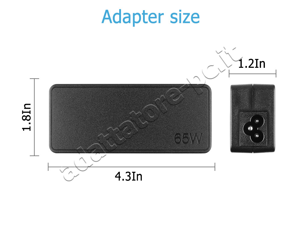 Originale 65W Lenovo IdeaPad 320-17IKB 81BJ Alimentatore Adattatore