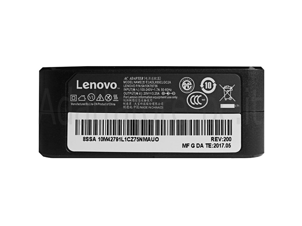 Originale Alimentatore Adattatore Lenovo ADLX65CCGE2A 65W