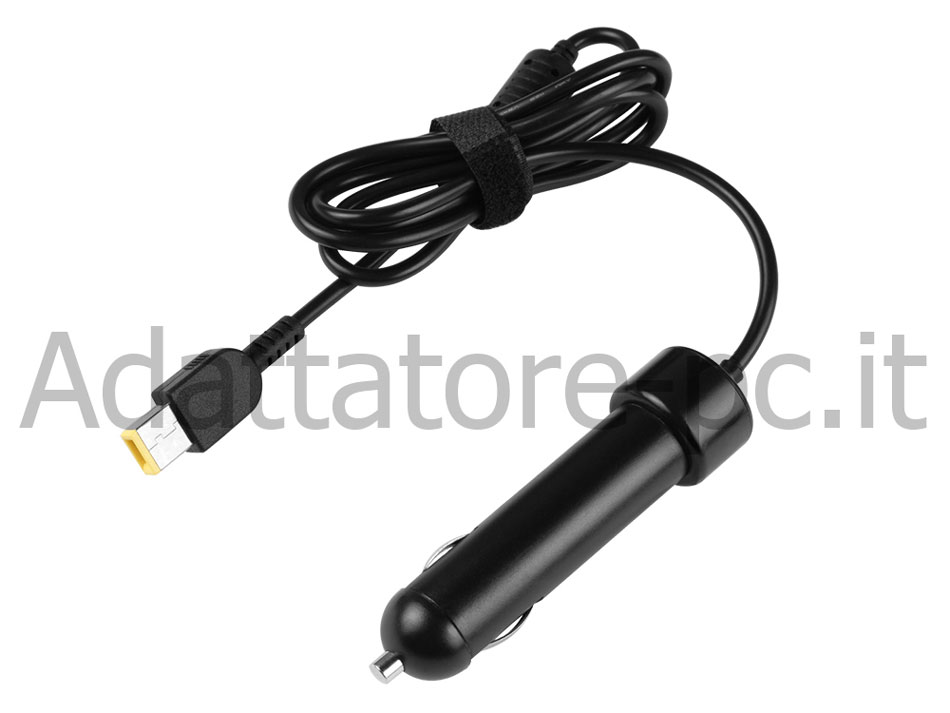 Originale Alimentatore Da Auto per Lenovo IdeaPad 300-17ISK 80QH 65W