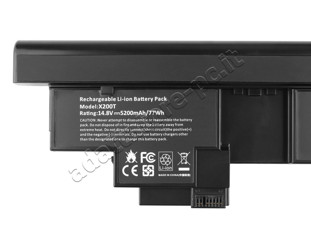 Originale Lenovo 42T4564 Batteria 66.2Wh 4600mAh