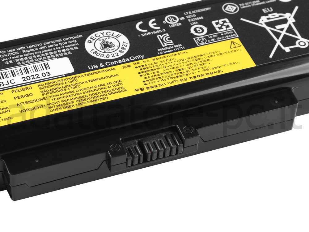 4400mAh 6 Cell Batteria Lenovo ThinkPad Edge E430 3254ALU E430 3254AMU