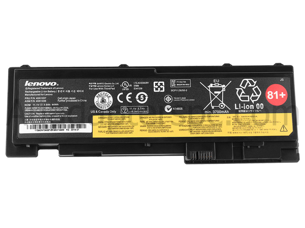 Originale 3900mAh Batteria Lenovo ThinkPad T420s 4173-L6U 4173-LBU