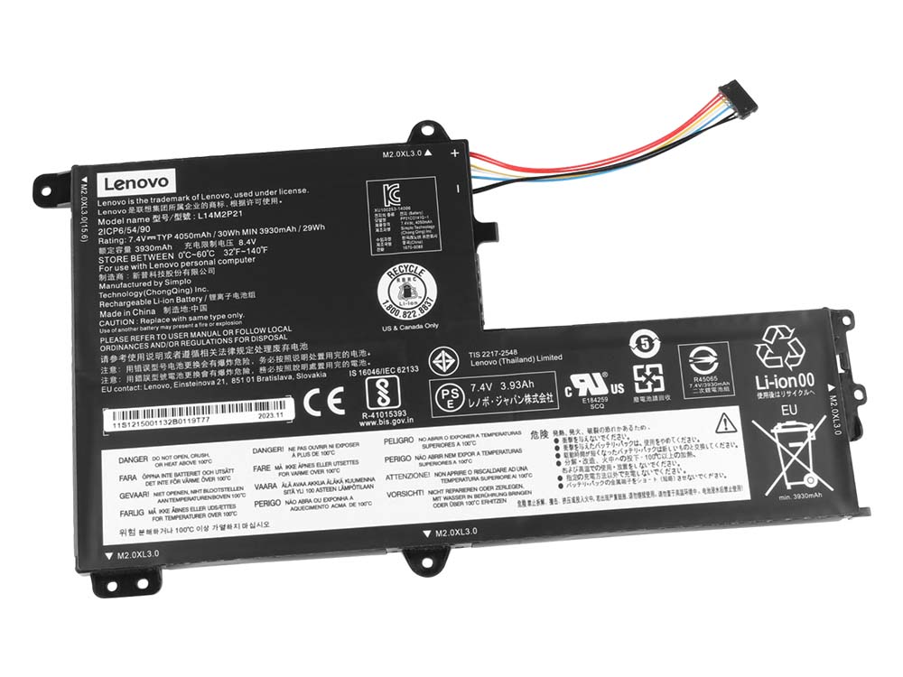 Originale 4050mAh 30Wh 2-Cell Lenovo Ideapad 330S-15ARR 81FB003KUK Batteria