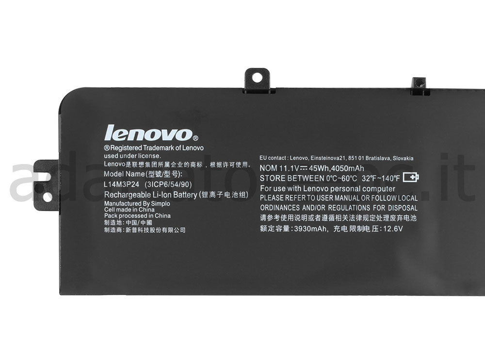 Originale 45Wh 4050mAh 3-Cell Lenovo Legion Y520-15IKBN Batteria