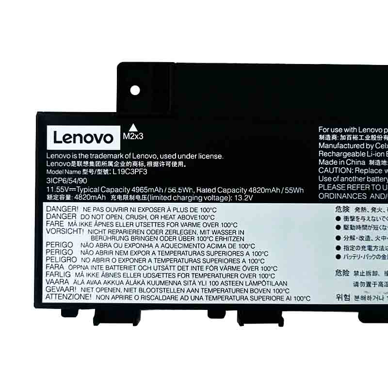 Originale 4965mAh 56.5Wh 3-Cell Lenovo IdeaPad 5 14ITL05 82FE Batteria