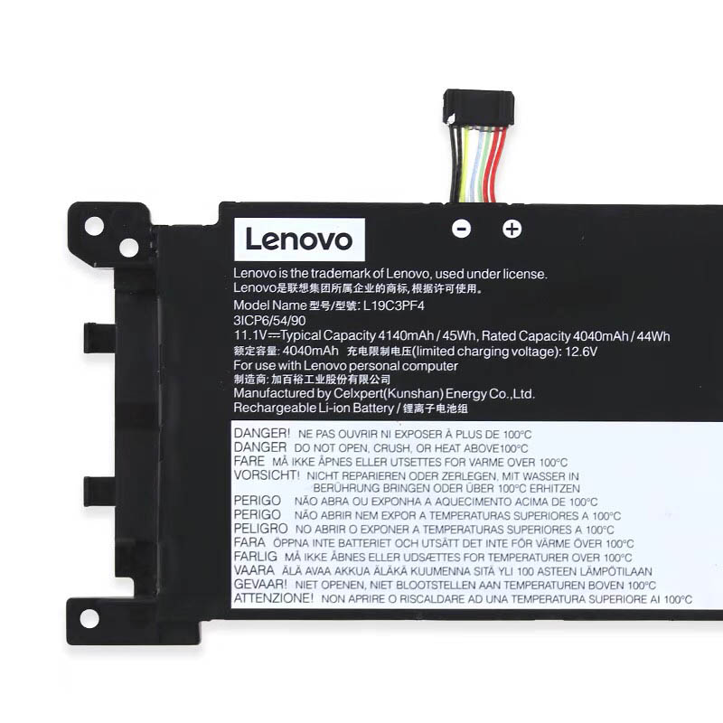 4140mAh 45Wh 3-Cell Lenovo L19C3PF4 Lenovo L19D3PF3 Batteria
