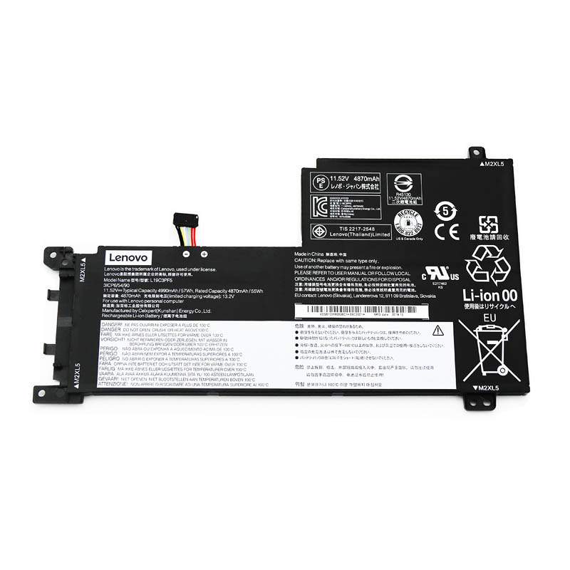 4990mAh 57Wh 3-Cell Lenovo Ideapad 5-15ITL05 82FG00BKGE Batteria