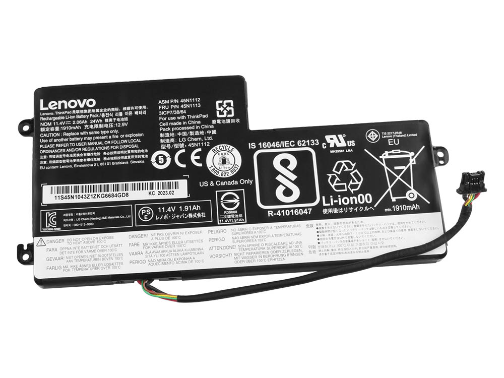 Batteria Lenovo 45N1113 24Whr