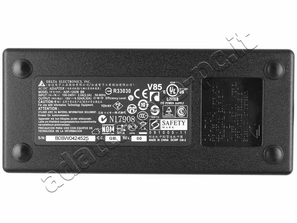 Originale Acer Aspire 5745DG Alimentatore Adattatore 120W