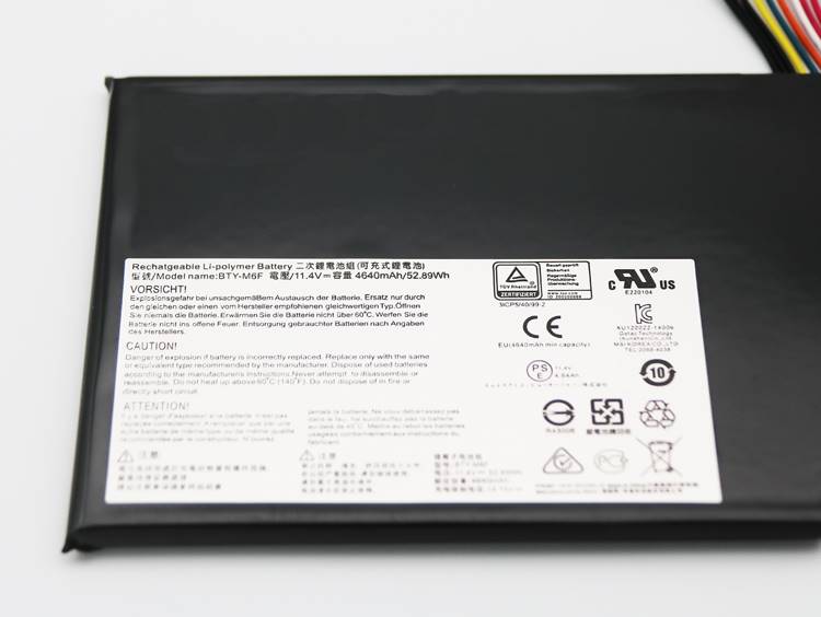 Originale 4640mAh 52Wh 6 Cell Batteria MSI GS60 2PM-059RU