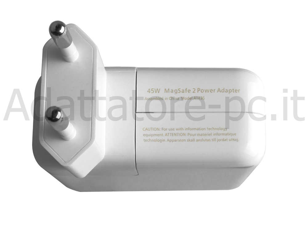 Alimentatore Caricabatterie per Apple MacBook Air MD760T/B 45W