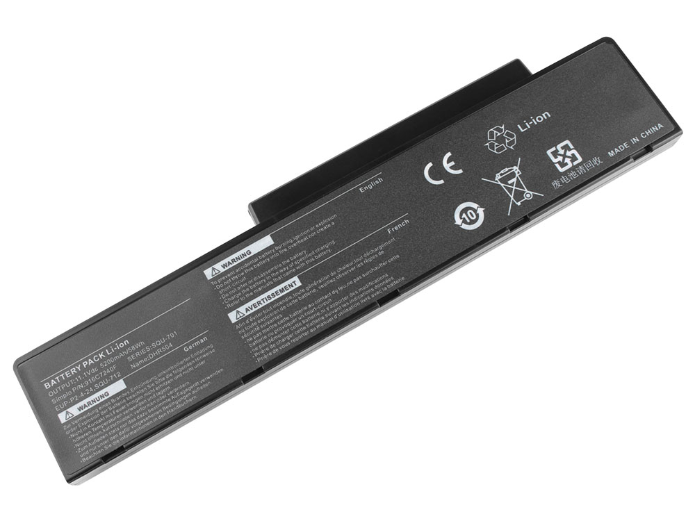 Packard Bell EasyNote HGL1 Batteria 5200mAh 6Cell