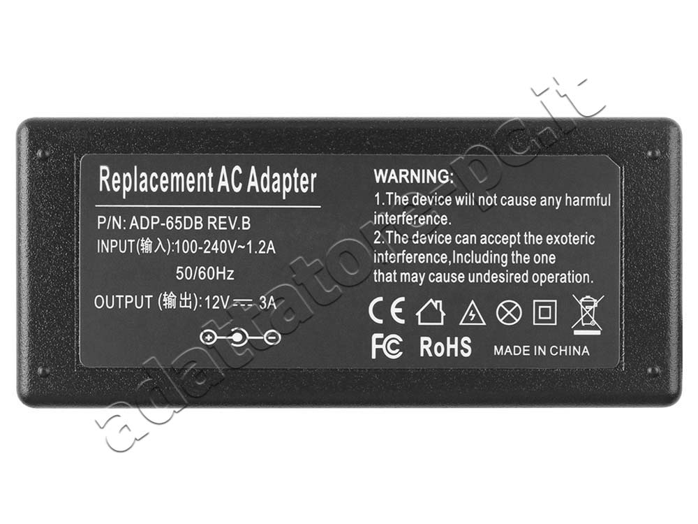 Alimentatore Adattatore Caricabatterie Samsung AD-3612S BN44-00139C 36W