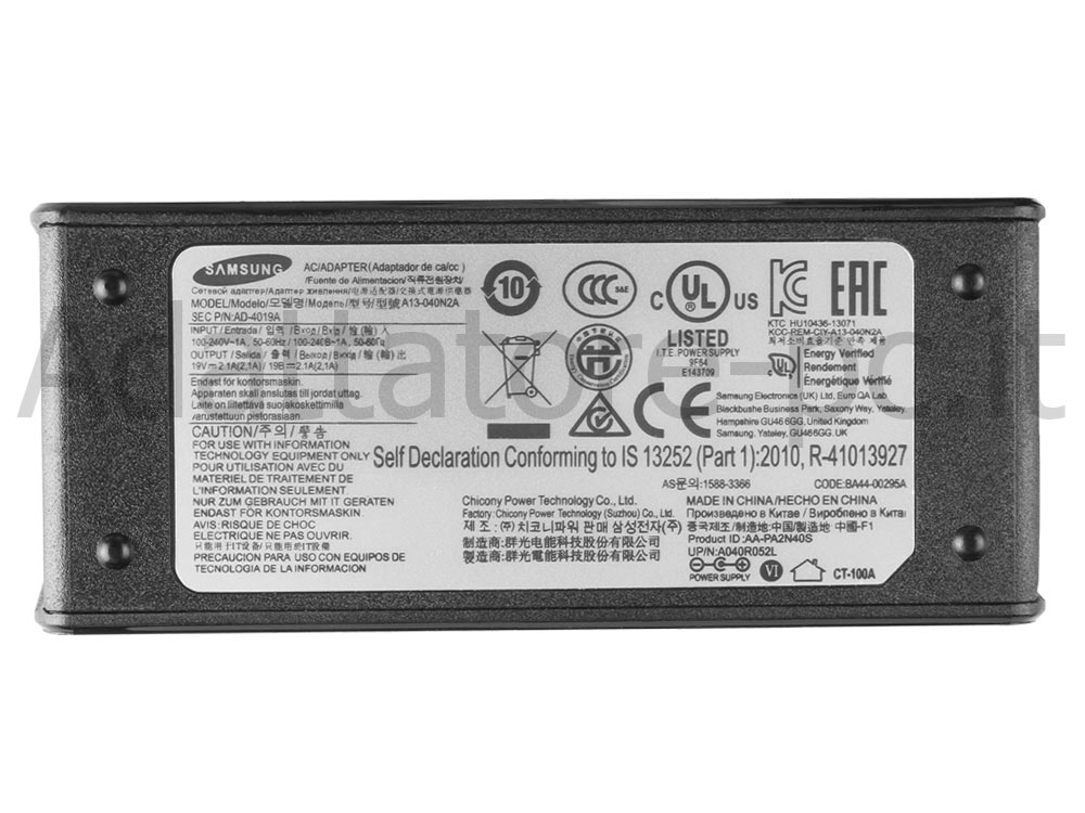 Alimentatore Adattatore Caricabatterie Samsung 532U3C-BS2 40W
