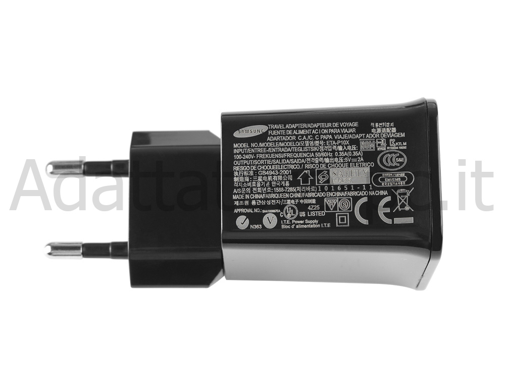 Originale Alimentatore Adattatore Caricabatterie Samsung Galaxy Tab 2 10.1 GT-N8020 N8020 10W