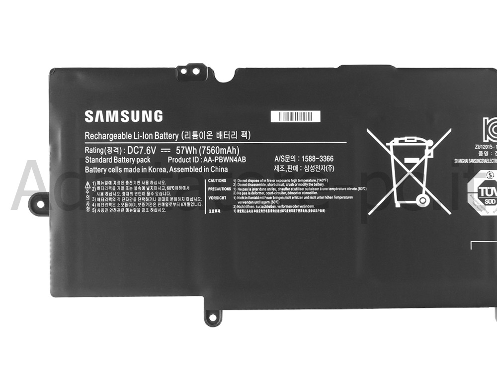 Originale 7560mAh 57Wh Batteria Samsung NP730U3E-S02PL NP730U3E-S01TH