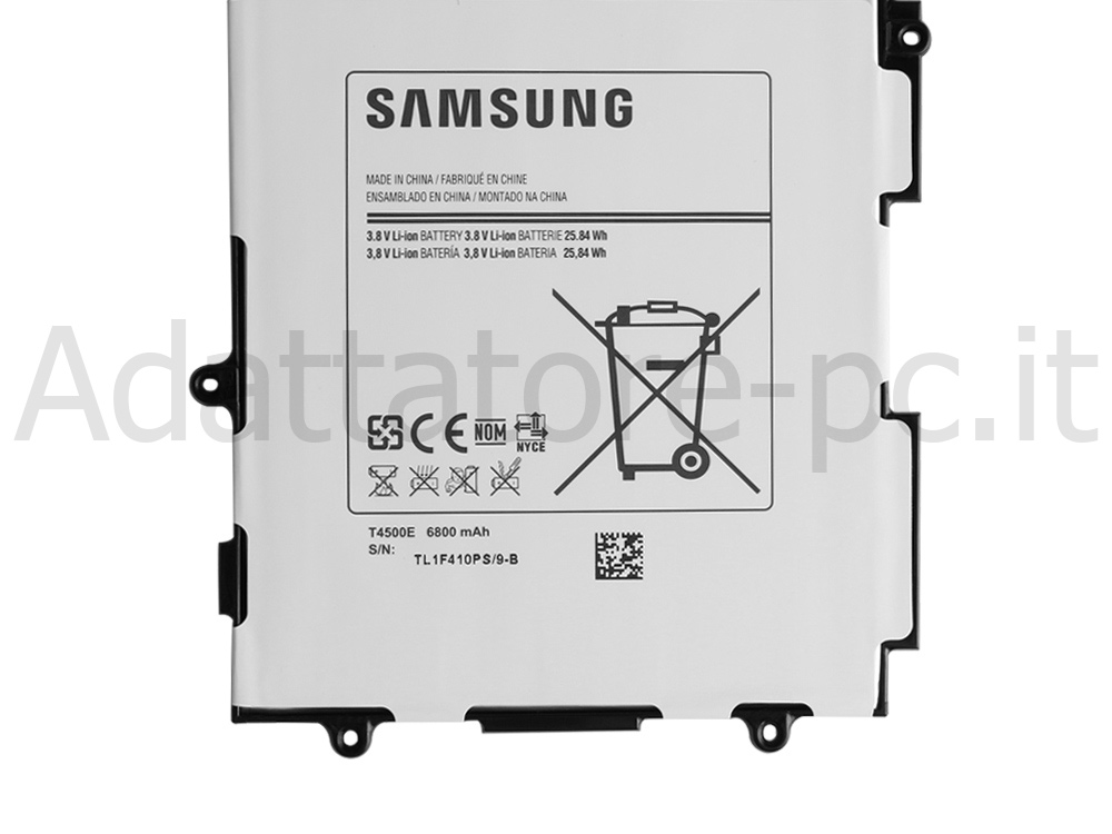 Originale 6800mAh 25.84Wh Batteria Samsung GT-P5200 GT-P5210 GT-P5220