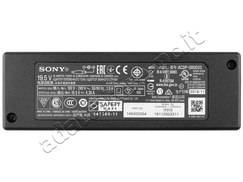 Originale 85W Sony 149300051 149314711 Alimentatore Adattatore + Cavo