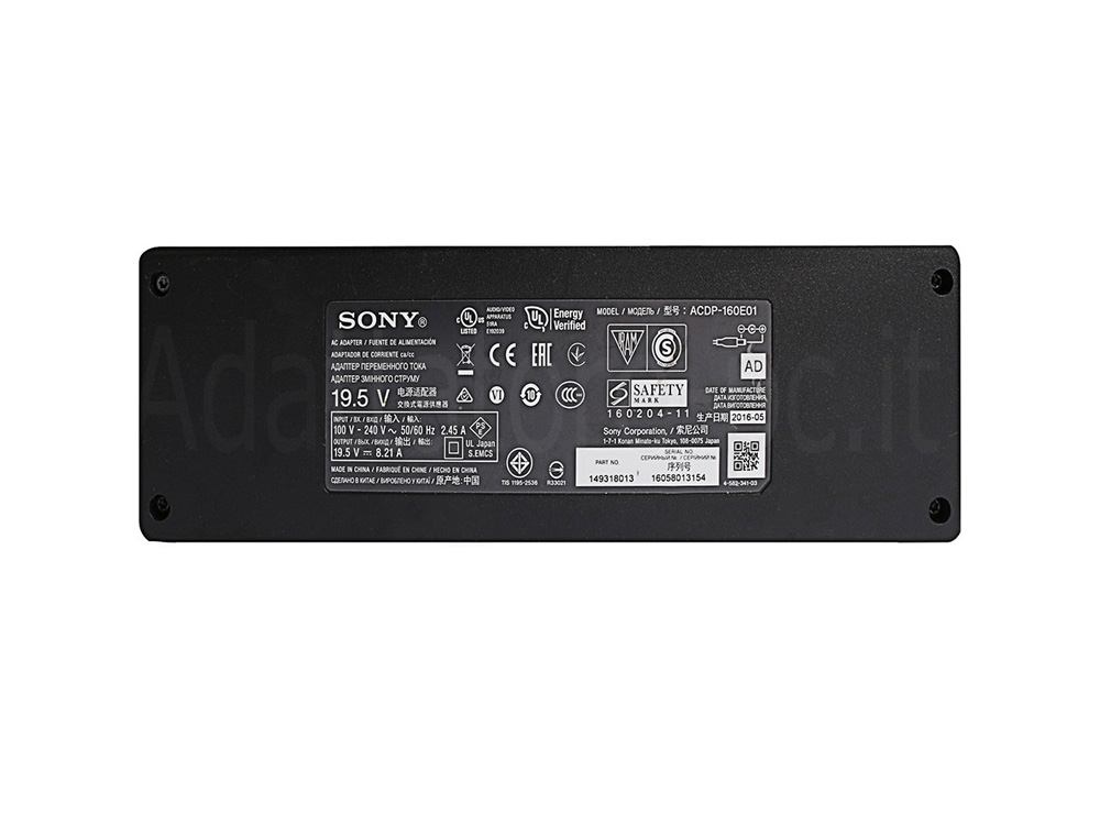 Originale 160W Sony ACDP-160D01 ACDP-160E01 Alimentatore + Cavo