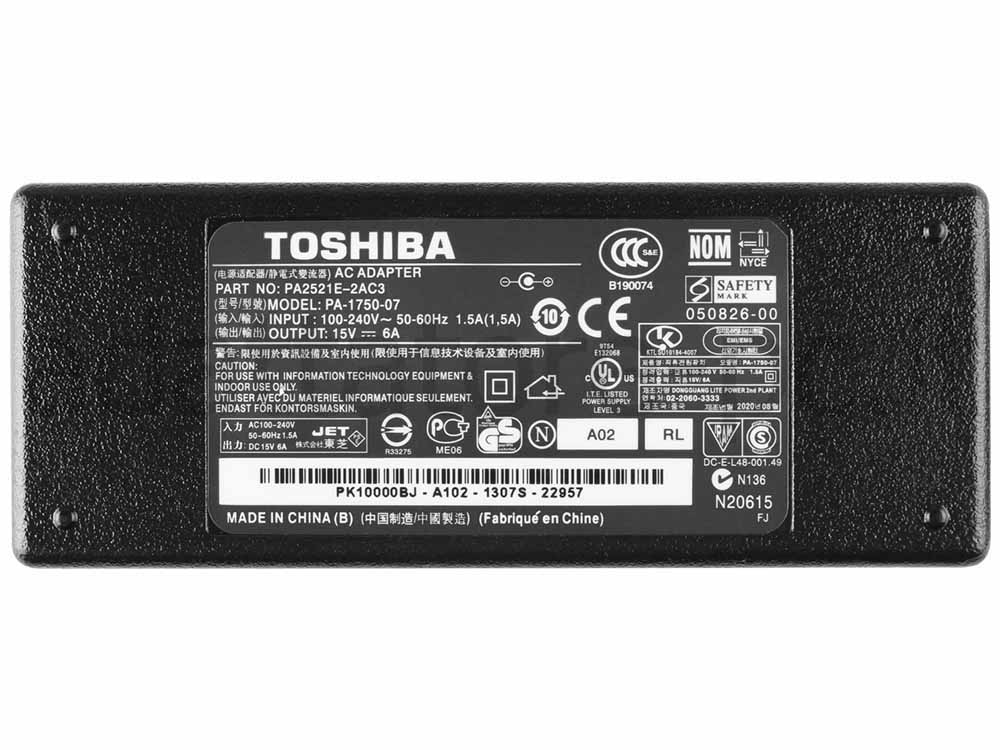 Originale Alimentatore Adattatore Toshiba Satellite P100-314 90W