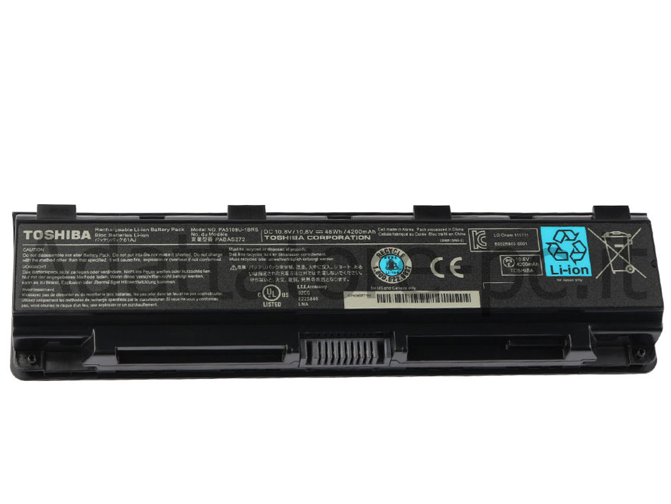 Originale 48Wh 4200mAh Batteria Toshiba PA5109U-1BRS