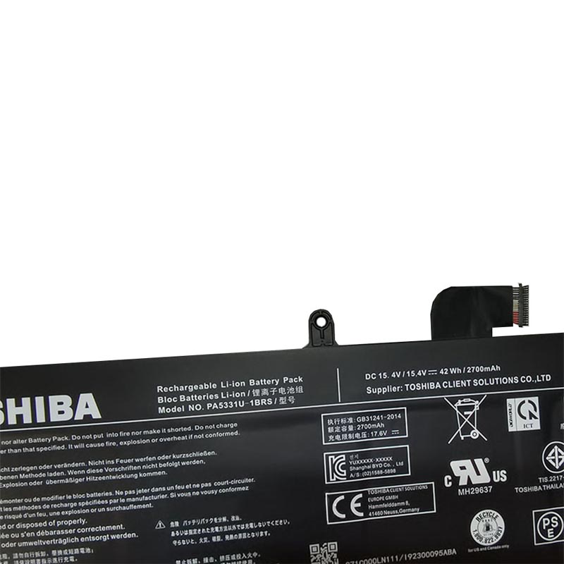 Originale 42Wh Toshiba Dynabook Portege A30-E-143 A1PSZ10E115R Batteria